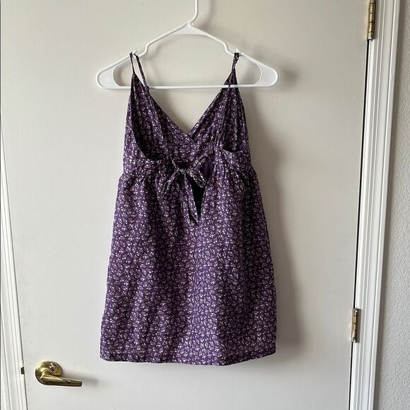 Heritage 1981 Purple Floral Mini Dress - Picture 3 of 5
